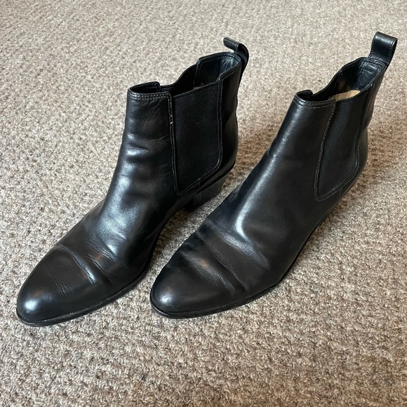 Via Spiga Black Leather Booties - Picture 7 of 7